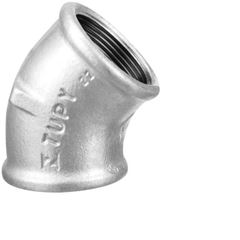 JOELHO GALVANIZADO 45 (COTOVELO) 1” TUPY