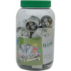 TOMADA REDONDA EXTERNA 2P+T 10A COM 20  ILUMI 17500PG