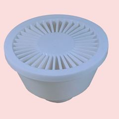 RALO SIFONADO REDONDO 12X12 GRADE BRANCO LUCRIMAR