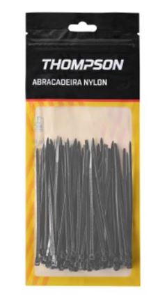 ABRAÇADEIRA NYLON 150X2,5MM C/100UN BRANCA THOMPSON