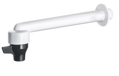 TORNEIRA PVC COZINHA ALAVANCA BRANCO 18CM CARTELADO HERC