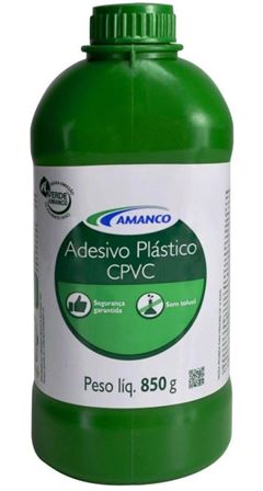 ADESIVO PLASTICO CPVC 850GR COM PINCEL AMANCO