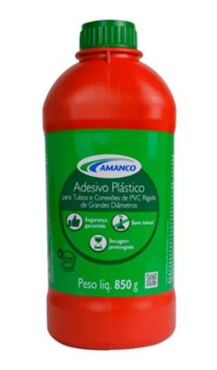 ADESIVO PLASTICO 850GR EXTRA COM PINCEL AMANCO
