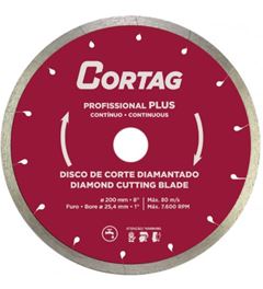 DISCO DIAMANTADO PROFISSIONAL PLUS ZAPP 200MM CORTAG
