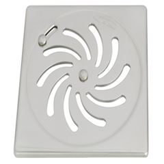 GRELHA QUADRADA INOX 100MM VORTICE ABRE E FECHA AMANCO