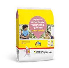 ARGAMASSA AC2 EXTERNO CINZA 20KG QUARTZOLIT