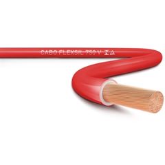 CABO FLEXIVEL 02.50MM VERMELHO COM 1200 METROS SIL