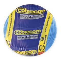 CABO FLEXIVEL 04.00MM AZUL COBRECOM COM 100MT