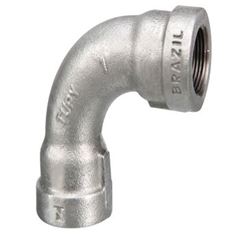 CURVA GALVANIZADA 90 ALTA PRESSÃO FEMEA 1.1/2” TUPY
