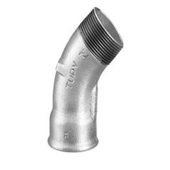 CURVA GALVANIZADA 45 MF 2” TUPY