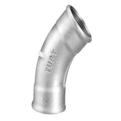 CURVA GALVANIZADA 45 FEMEA 1/2” TUPY