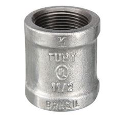 LUVA GALVANIZADA MEDIA PRESSÃO 1” TUPY