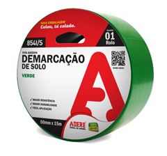 FITA DERMARCAÇÃO 50X30 VERDE ADERE