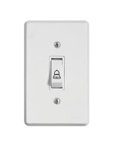 PULSADOR CAMPAINHA BRANCA PRATIKA ILUMI