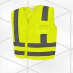 COLETE TIPO BLUSÃO COM 1 BOLSO AMARELO G PLASTCOR