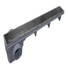 RALO LINEAR INOX COMPLETO 90CM AMANCO