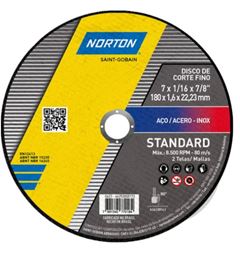 DISCO DE CORTE180X1,6MM AR102 CLASSIC NORTON