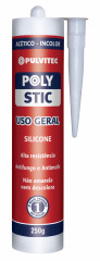 SILICONE ACETICO UG INCOLOR 250G POLYFORT PULVITEC