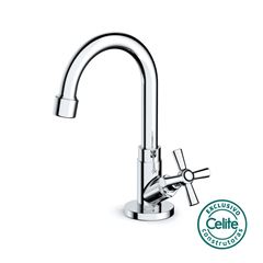 TORNEIRA METAL LAVATORIO MESA BICA ALTA CROMADO ECO CELITE 