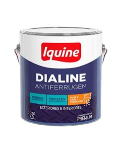 ESMALTE DIALINE ANTIFERRUGEM 3,6LT PLATINA