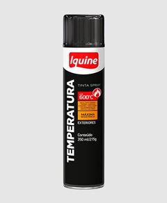 TINTA SPRAY ALTA TEMPERATURA BRANCO FOSCO 400ML IQUINE