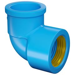 JOELHO 90 SOLDAVEL BUCHA LATÃO 25MMX3/4” FORTLEV