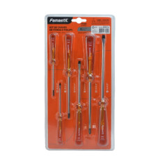 JOGO CHAVE DE FENDA/PHILLIPS COM 6 PEÇAS FAMASTIL