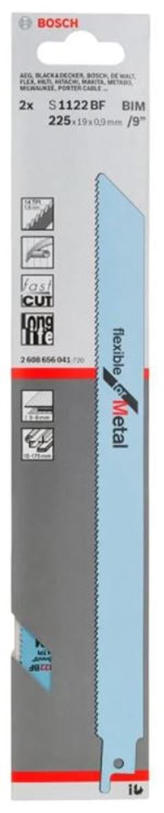 KIT LAMINA P/SERRA S1122 BF COM 2 UNIDADES BOSCH