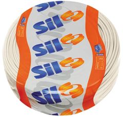 CABO FLEXIVEL 04.00MM BRANCO COM 50 METROS SIL