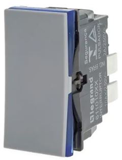 PIAL PLUS+ MOD.1 INTE.SIMPLES 10A/250V CINZA