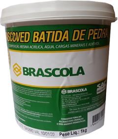 BATIDA DE PEDRA 1KG PRETO BRASCOLA