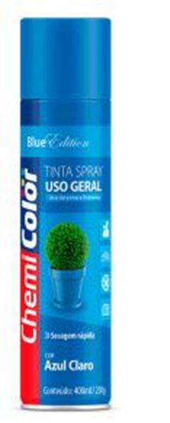 TINTA SPRAY USO GERAL AZUL CLARO 400ML CHEMICOLOR