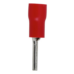TERMINAL PINO C10 PRÉ ISOLADO 1,5MM VEMELHO COM 20 UNIDADES SFOR