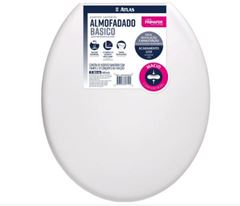 ASSENTO SANITARIO ALMOFADADO BASICO BRANCO ATLAS