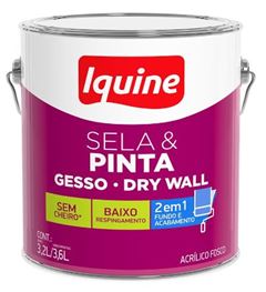 IQUINE SELA E PINTA GESSO 3,6LT BRANCO NEVE