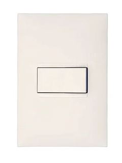 PIAL PLUS+ 1 INTERRUPTOR PARALELO HORIZONTAL 611111BC BRANCA 