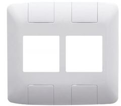 TRAMONTINA ARIA PLACA 4X4 4 POSTOS BRANCO