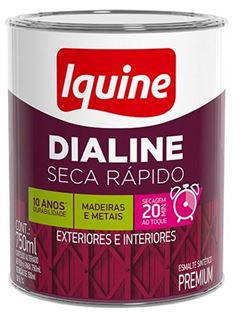 ESMALTE DIALINE SECAGEM RAPIDA  750ML BRANCO NEVE FOSCO