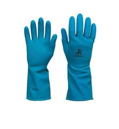 LUVA LATEX AZUL SUPER SILVER T8 (M) KALIPSO