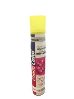 TINTA SPRAY LUMINOSO AMARELO 250ML CHEMICOLOR