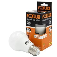 LAMPADA BULBO LED 06W 3000K AMARELA FOXLUX