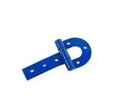 DOBRADIÇA PARA PORTEIRA CHAPA C.02 101MMX205MM AZUL DHON