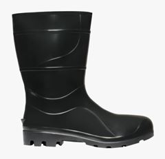 BOTA PVC CANO MEDIO PRETA SEM FORRO N.44/45 CRIVAL