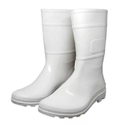 BOTA PVC CANO MEDIO BRANCA COM FORRO N.40 CRIVAL