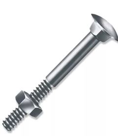 PARAFUSO FRANCÊS COM PORCA SEXTAVADA 5/16X3” C/100 JOMARCA