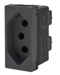 PIAL PLUS+ MODULO TOMADA  2P+T 20A PRETO 615060PT