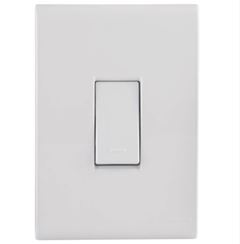 TRAMONTINA LIZ 1 INTERRUPTOR SIMPLES 10A VERTICAL BRANCO