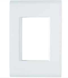 TRAMONTINA LIZ  PLACA 3 POSTOS 4X2 VERTICAL BRANCO