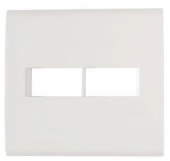 TRAMONTINA LIZ  PLACA 2 POSTOS 4X4 BRANCO