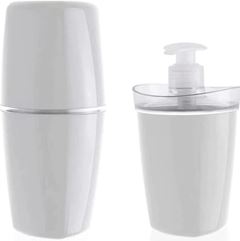 CONJUNTO PARA BANHEIRO TULE BRANCO O.U